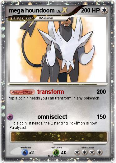Pokemon mega houndoom