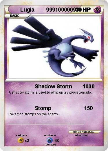 Pokemon Lugia        999100000930 HP