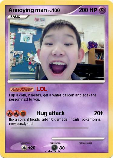 Pokemon Annoying man