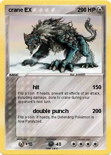 Pokemon crane EX