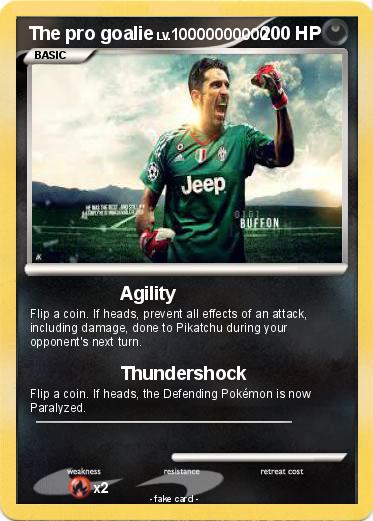 Pokemon The pro goalie