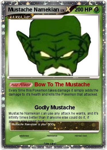 Pokemon Mustache Namekian