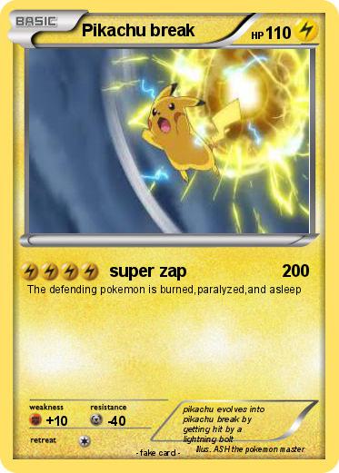 Pokemon Pikachu break