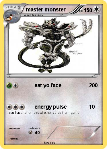 Pokemon master monster