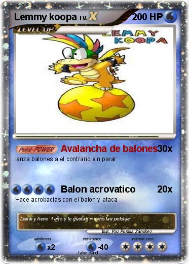 Pokemon Lemmy koopa
