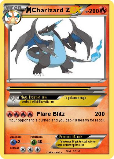 Pokemon Charizard Z