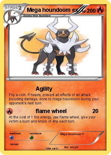 Pokemon Mega houndoom ex