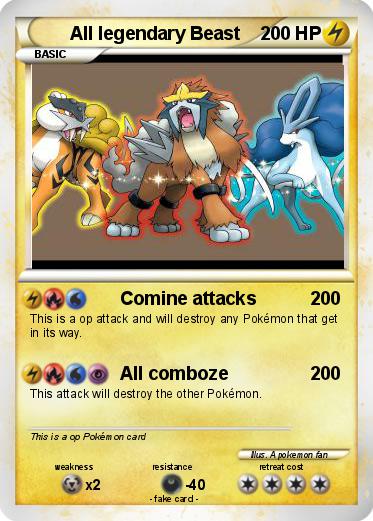 Pokemon All legendary Beast