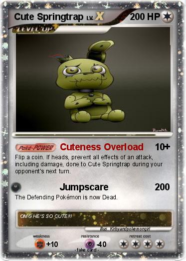 Pokemon Cute Springtrap
