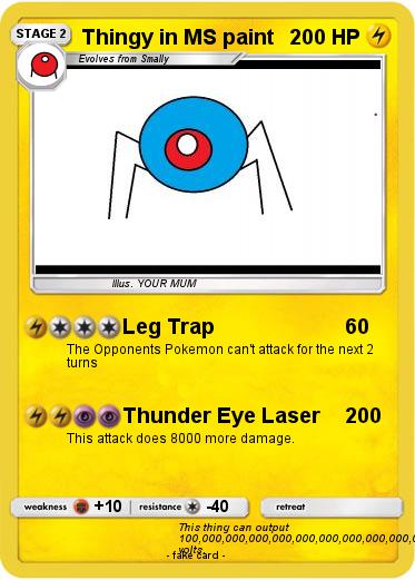 Pokemon Thingy in MS paint
