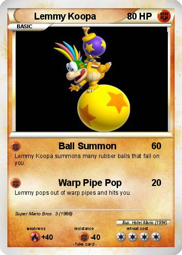 Pokemon Lemmy Koopa
