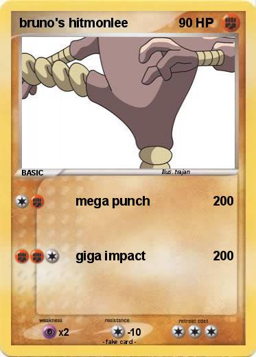 Pokemon bruno's hitmonlee