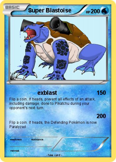 Pokemon Super Blastoise