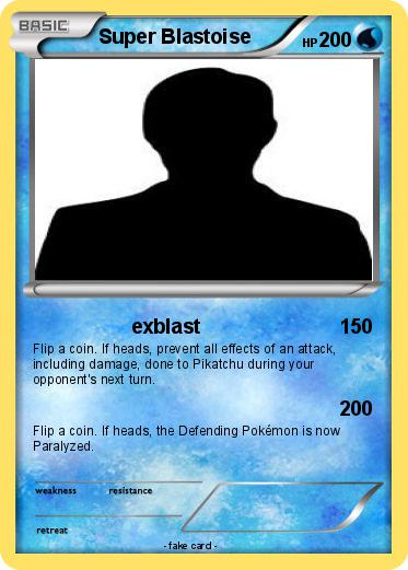 Pokemon Super Blastoise