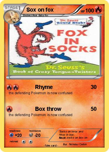 Pokemon Sox on fox