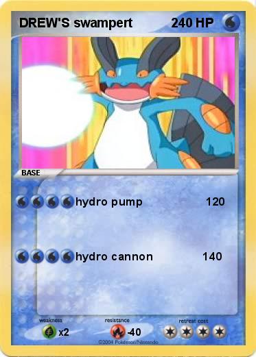 Pokemon DREW'S swampert           2