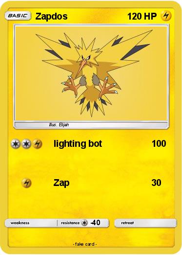 Pokemon Zapdos