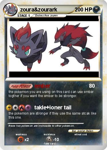 Pokemon zoura&zourark