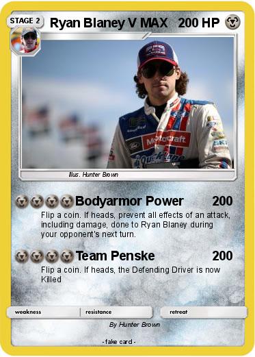 Pokemon Ryan Blaney V MAX