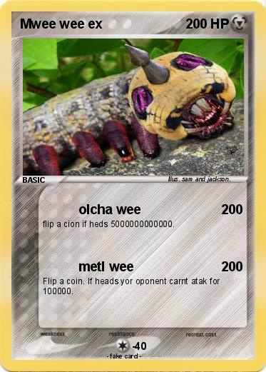 Pokemon Mwee wee ex