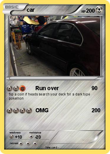 Pokemon car