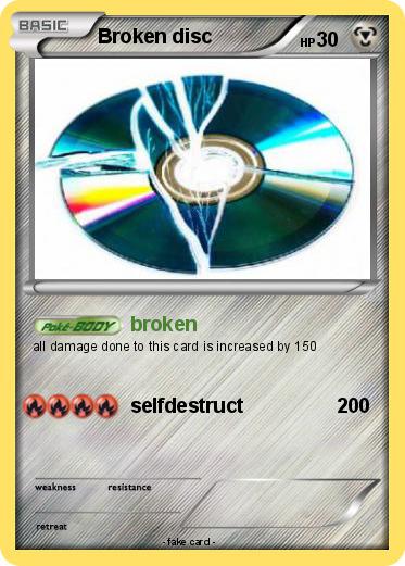 Pokemon Broken disc