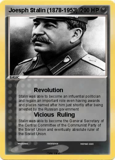 Pokemon Joesph Stalin (1878-1953)