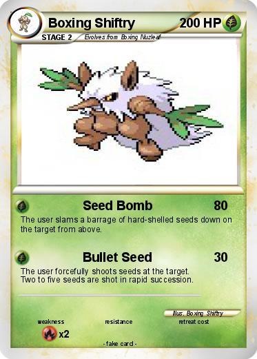 Pokemon Boxing Shiftry