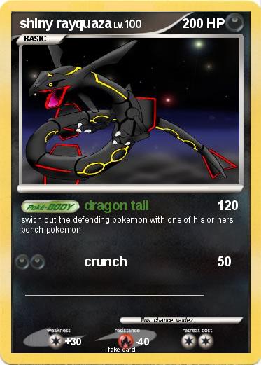 Pokemon shiny rayquaza