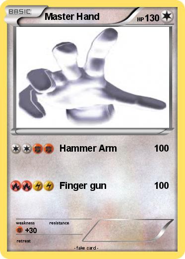 Pokemon Master Hand