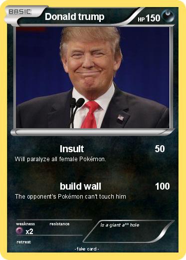 Pokemon Donald trump