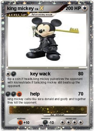 Pokemon king mickey