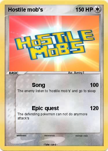 Pokemon Hostile mob's