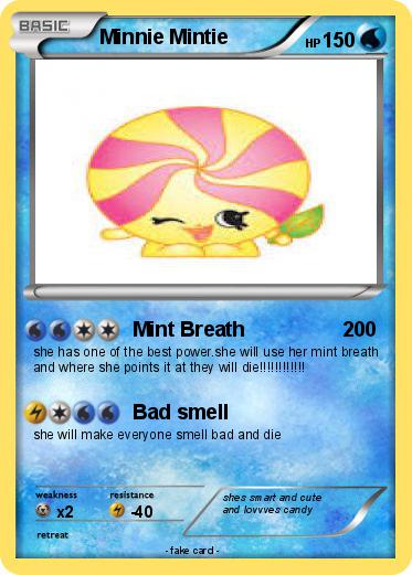 Pokemon Minnie Mintie