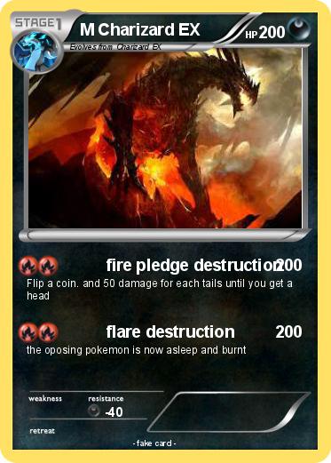 Pokemon M Charizard EX
