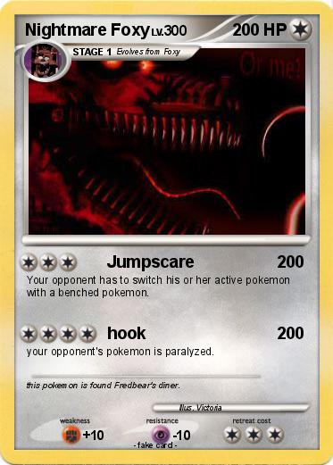 Pokemon Nightmare Foxy