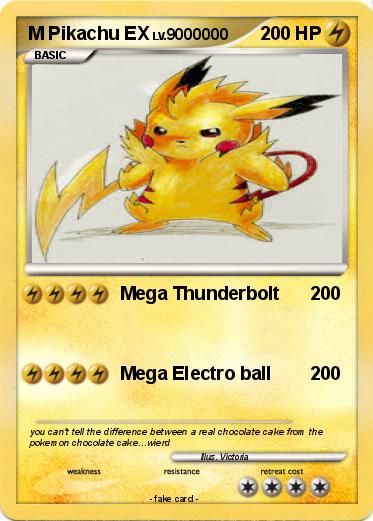 Pokemon M Pikachu EX