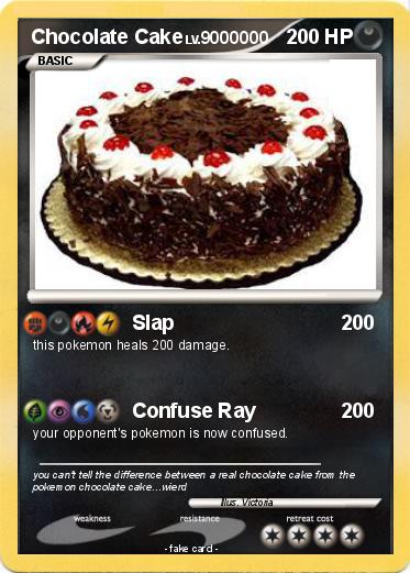 Pokemon Chocolate Cake