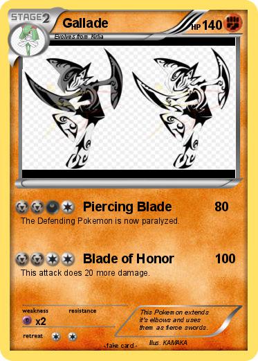 Pokemon Gallade