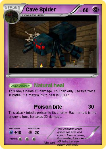 Pokemon Cave Spider
