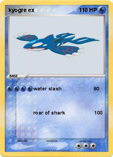 Pokemon kyogre ex