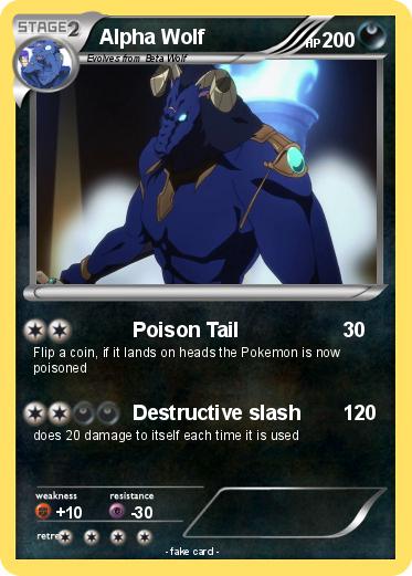 Pokemon Alpha Wolf