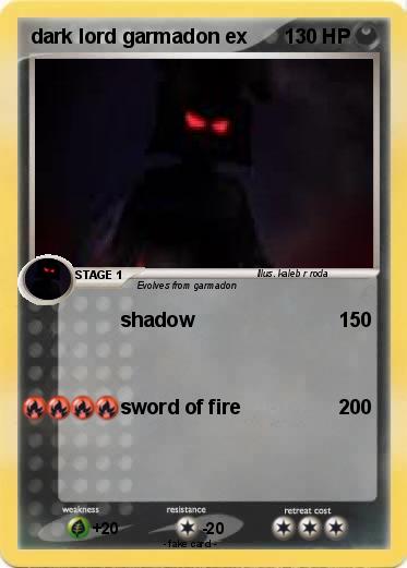 Pokemon dark lord garmadon ex