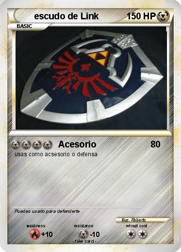 Pokemon escudo de Link