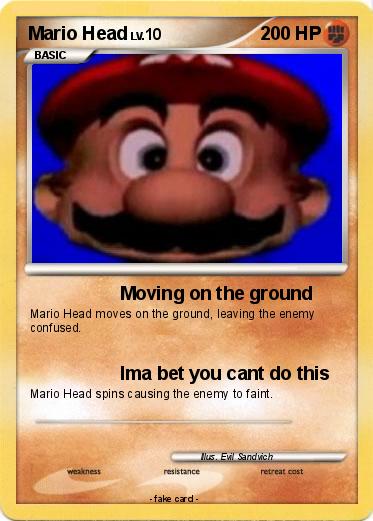 Pokemon Mario Head