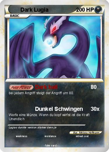 Pokemon Dark Lugia