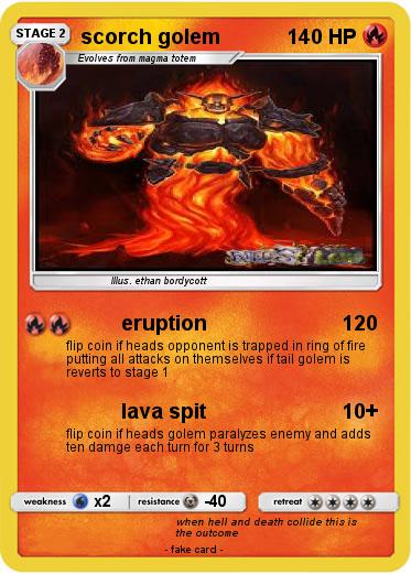 Pokemon scorch golem