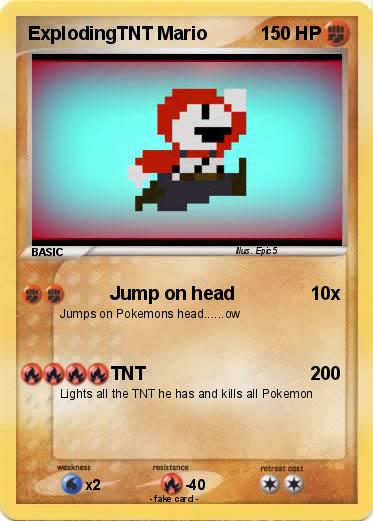 Pokemon ExplodingTNT Mario