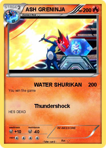 Pokemon ASH GRENINJA