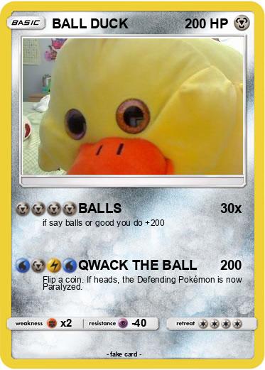 Pokemon BALL DUCK